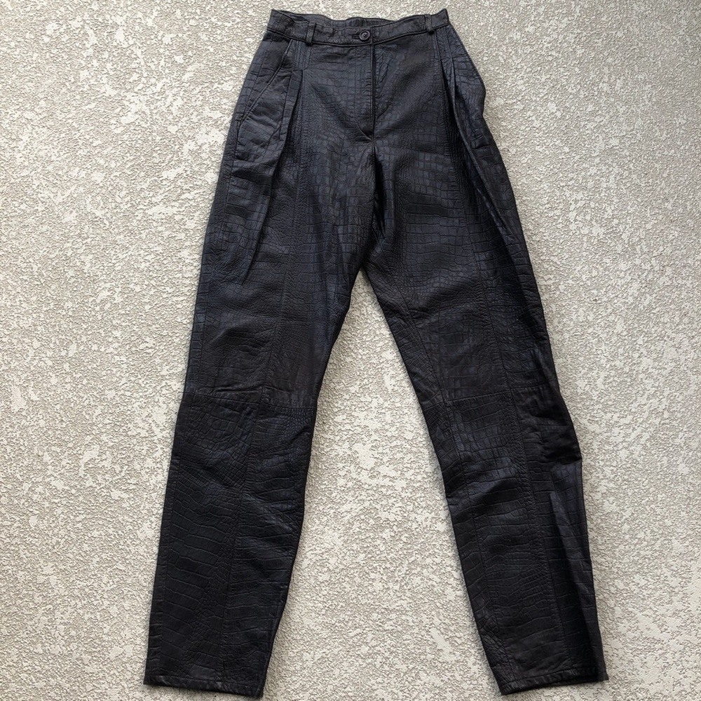 Vintage Andrew Marc Leather Pants